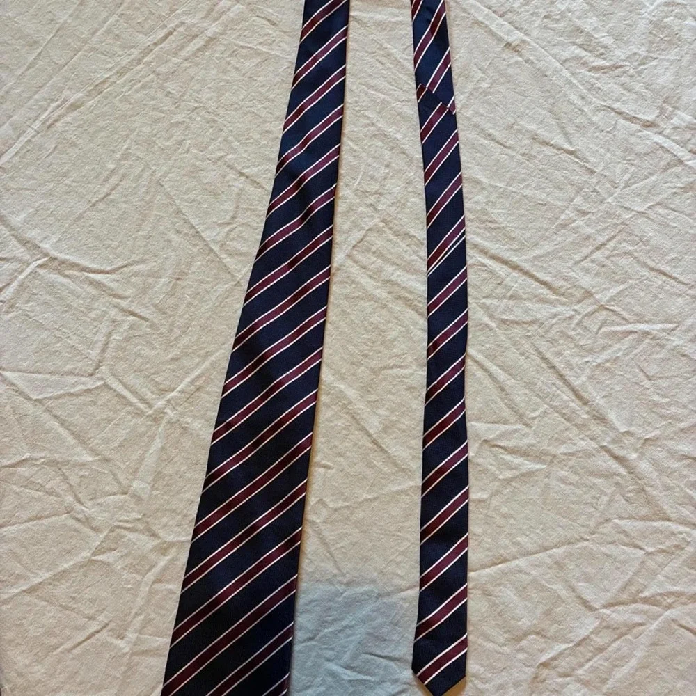 Banana Republic Navy Striped Tie